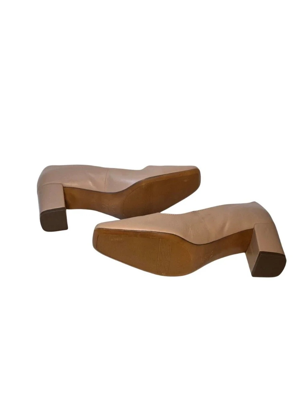 Naturalizer Size 9.5 Karina Square Toe Pumps in Gingersnap Leather Colorway